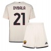 Baby Fußballbekleidung AS Roma Paulo Dybala #21 Auswärtstrikot 2023-24 Kurzarm (+ kurze hosen)